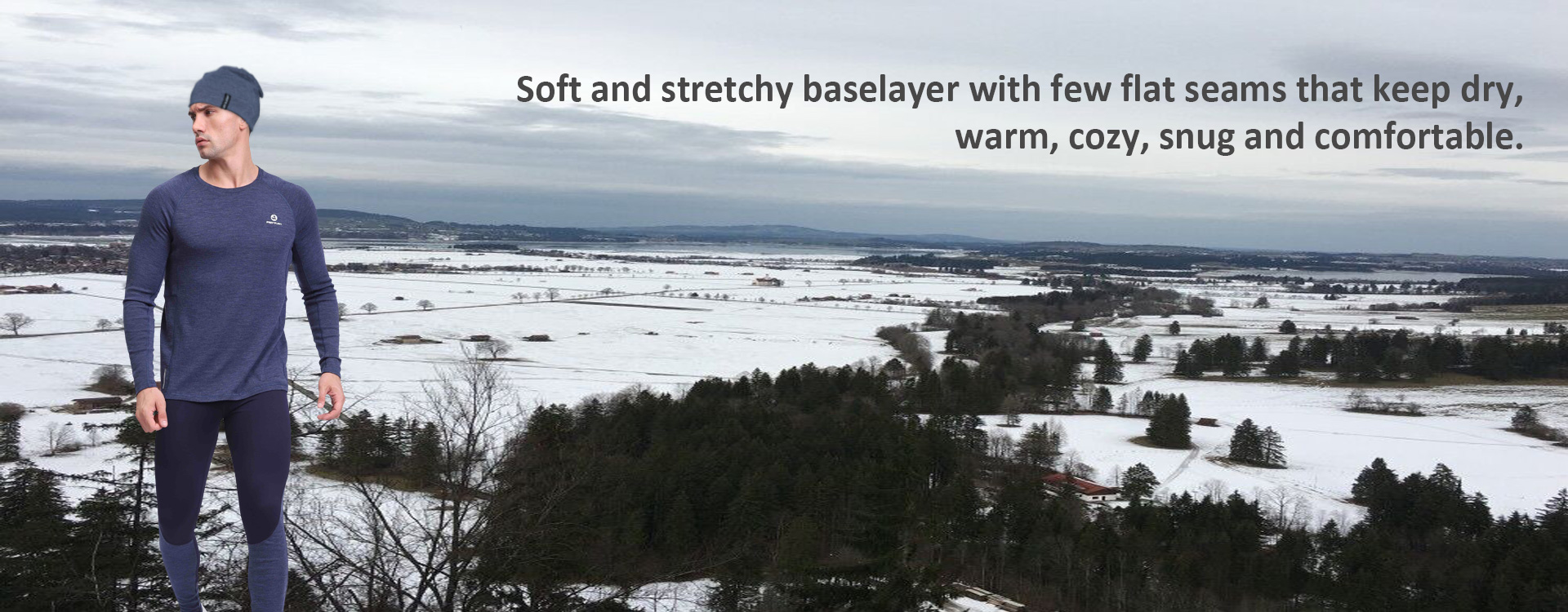 メリノウールのベースレイヤー