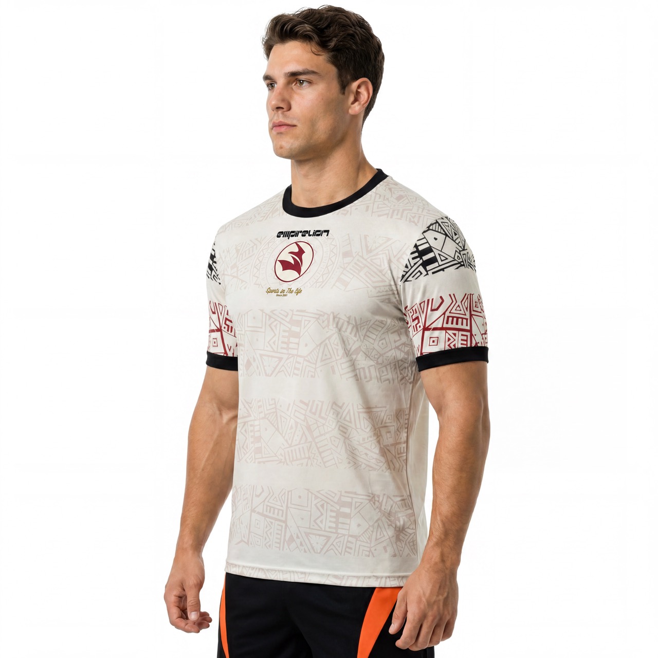 メンズフルプリントスポーツTシャツ