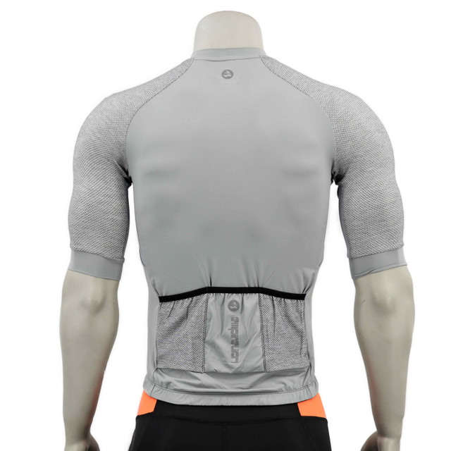 軽量色ブロック短袖のサイクリングジャージ