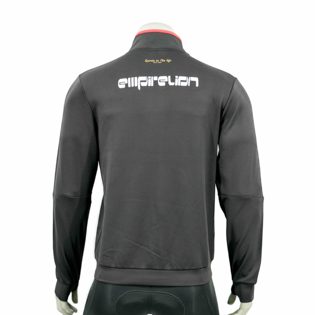 メンズハーフジップパイピングトリムスポーツプルオーバートップ