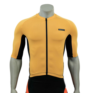 Raglan Short-Sleeved Color Block Reflective Sealed Pocket Cycling Jersey