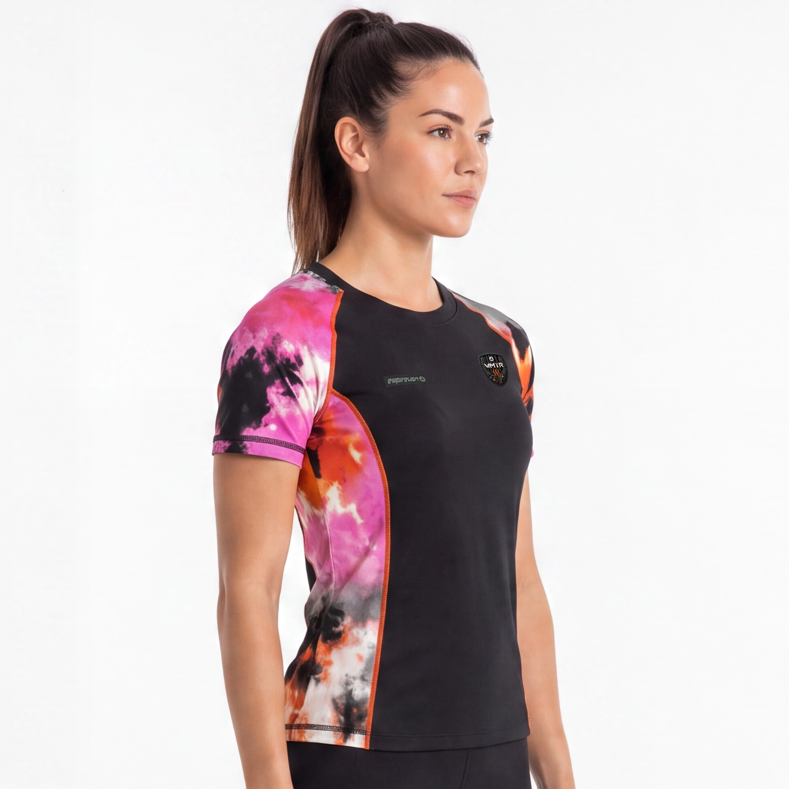 VMTR レディース 半袖 クルーネック Tシャツ