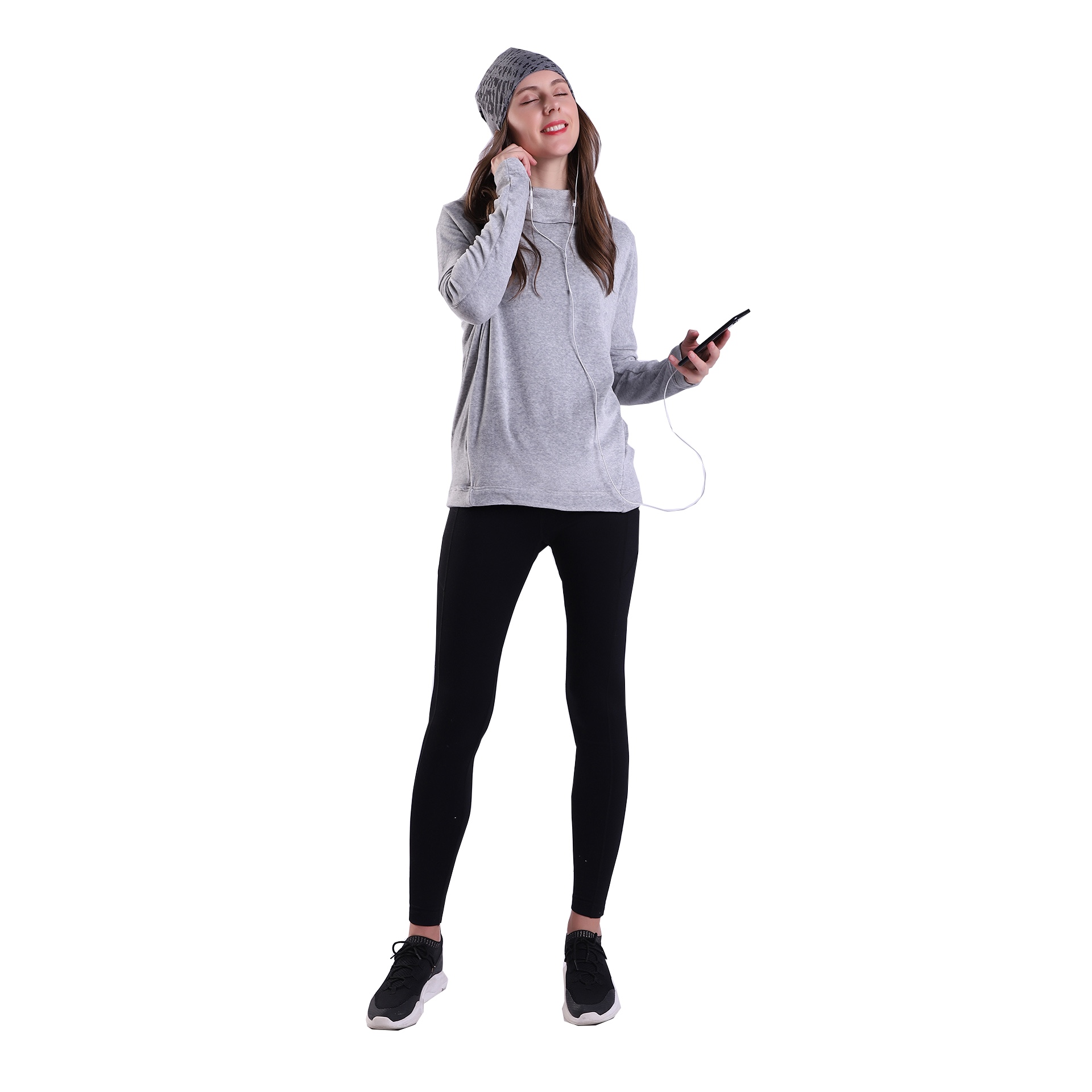 チュニックフーディ