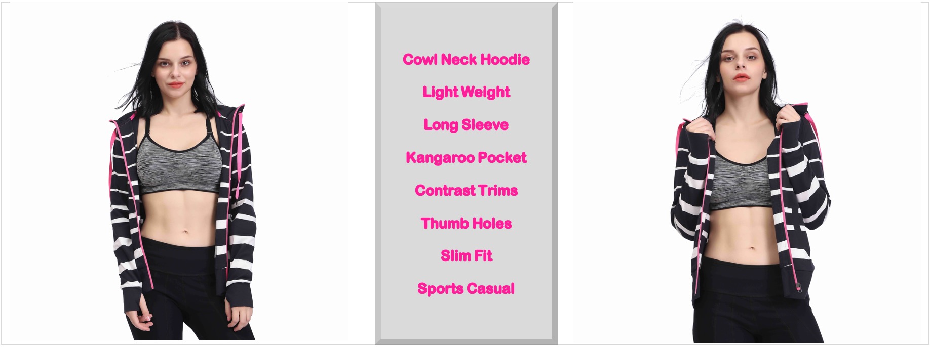 フィットネスパーカー