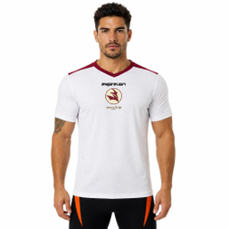 メンズ V ネック サッカー ジャージ T シャツ