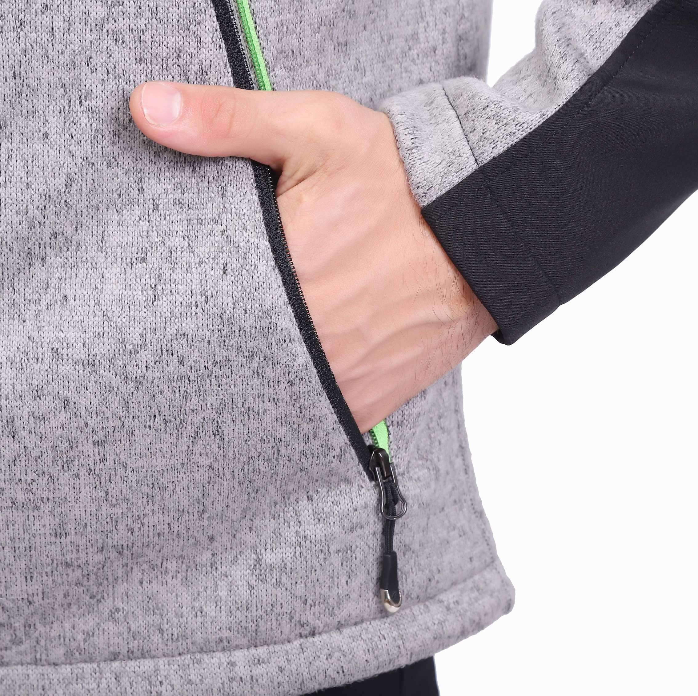 長いジッパーポケット