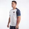 カラーブロック T シャツ サッカー チーム トップス 