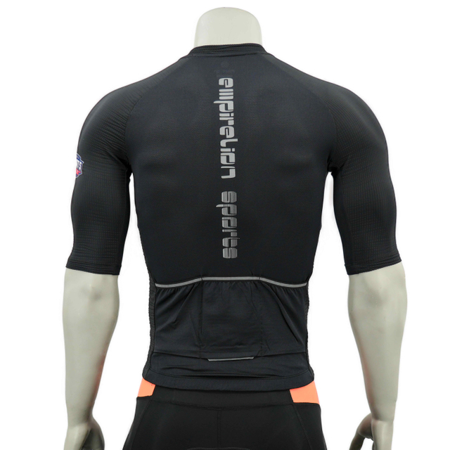 ミッドウェイトパネルラグランショートスリーブトーンデザインサイクリングジャージ