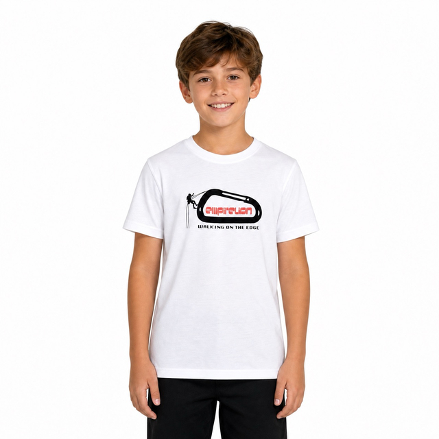 ボーイズロッククライミング半袖Tシャツ