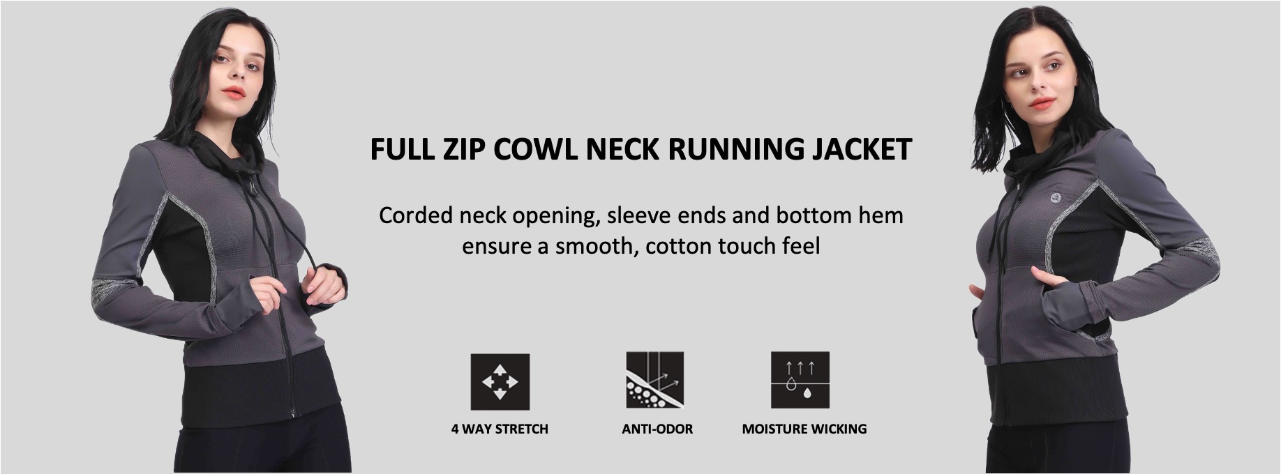 カウルネックジャケット