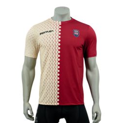 メンズ全面印刷スポーツ因果Tシャツ